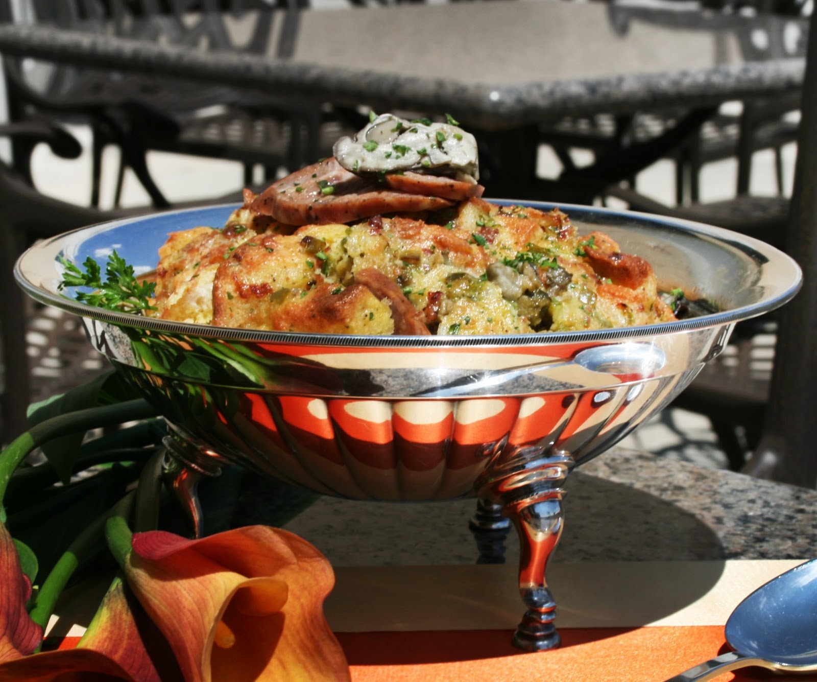 A Cook and Her Books Ruth's Chris Steak House's famous oyster dressing