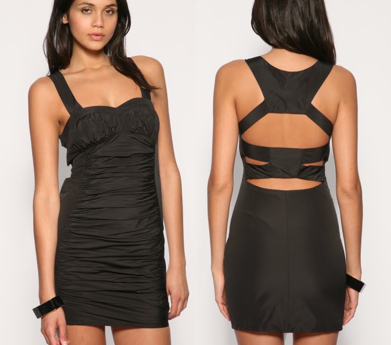 cut out dresses ASOS+-+ruched+panel+cut+out+dress