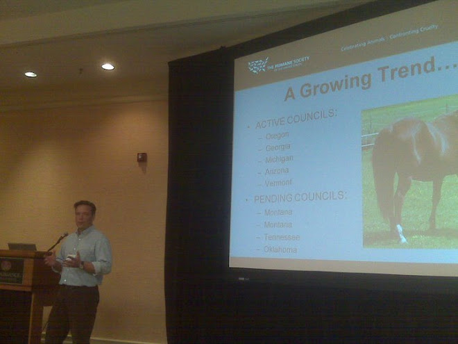 Homes for Horses Conference, Scott Beckstead of HSUS