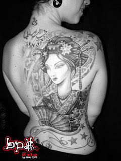 Nice Japanese Tattoos Especially Japanese Geisha Tattoo Designs With Image Japanese Geisha Back Piece Tattoo For Women Tattoos Picture 6