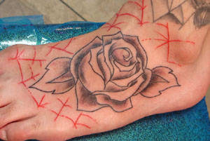 Amazing Flower Tattoos With Image Flower Tattoo Designs For Female Tattoo With Flower Foot Tattoo Picture 9