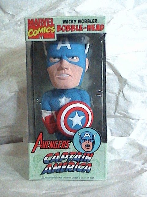 captain america bobble head