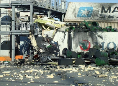 Relações Internacionais e Comércio Exterior: Container explode em Le Havre