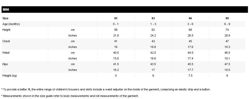 zara size chart european