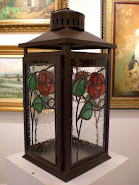 Arts & Crafts Roses Lantern