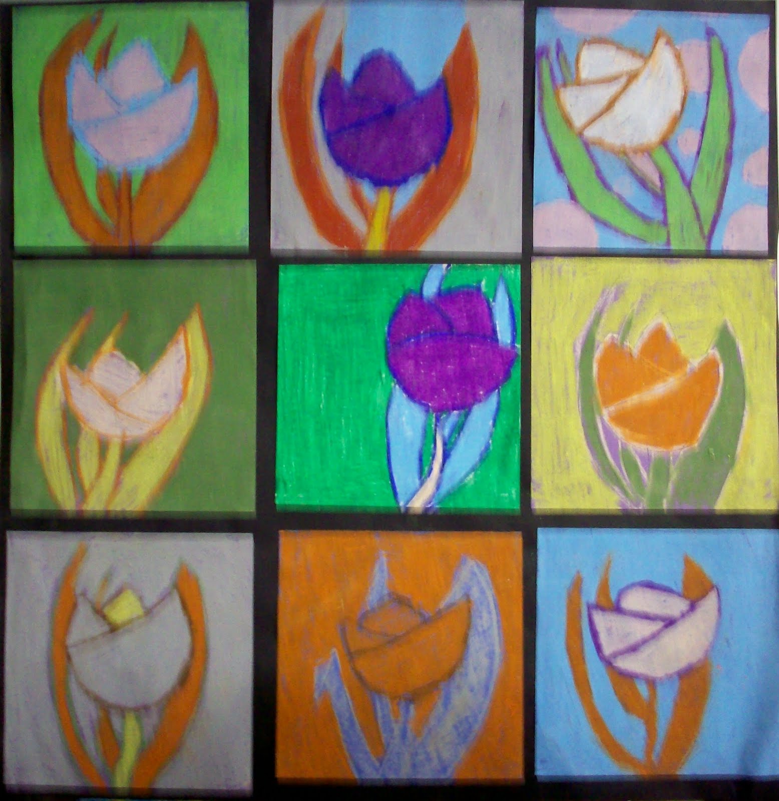 arni's students artworks "ARTWORK BY 13 YEAR OLD 7TH GRADERS AT OAKDALE"