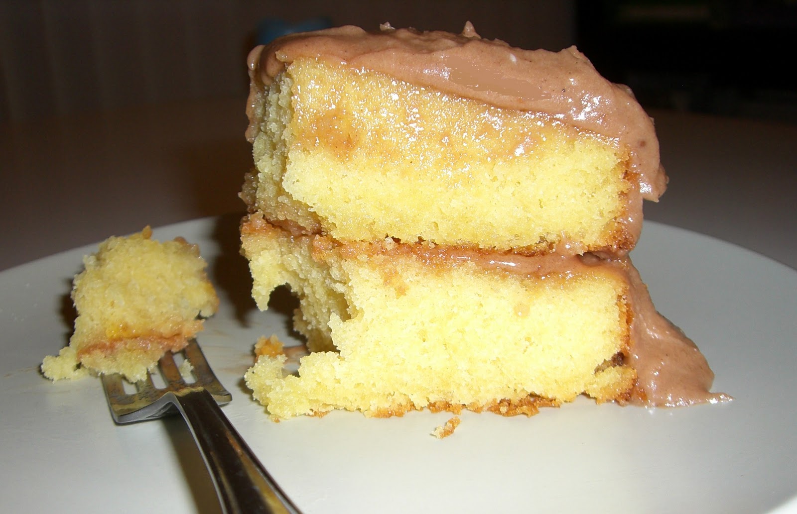 Adventures of a Cultural Nomad Vanilla Pudding Cake with Chocolate Buttermilk Buttercream