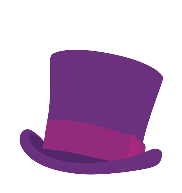purple hat clipart - photo #38