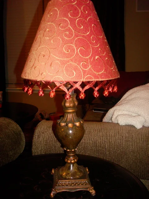 how to cover a lampshade with fabric
