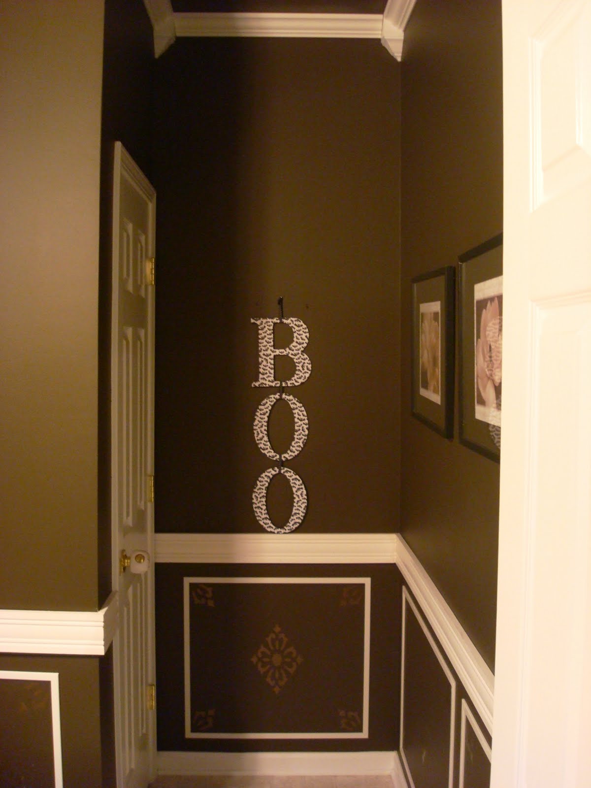 BOO letters Halloween