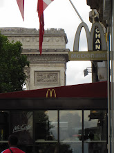 The Golden Arches at the Arc de Triomphe
