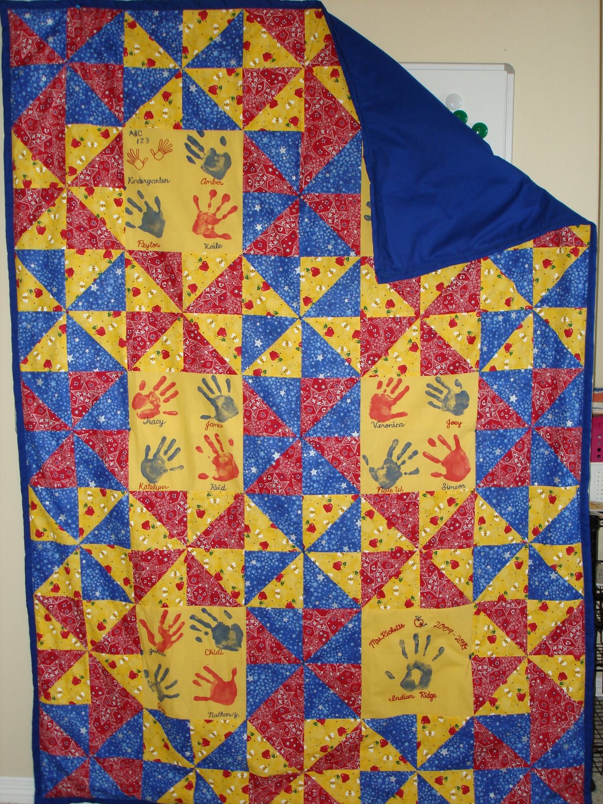 liuliubee My 1st Attempt Kindergarten Quilt