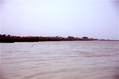 Bissau seen from Rio Geba