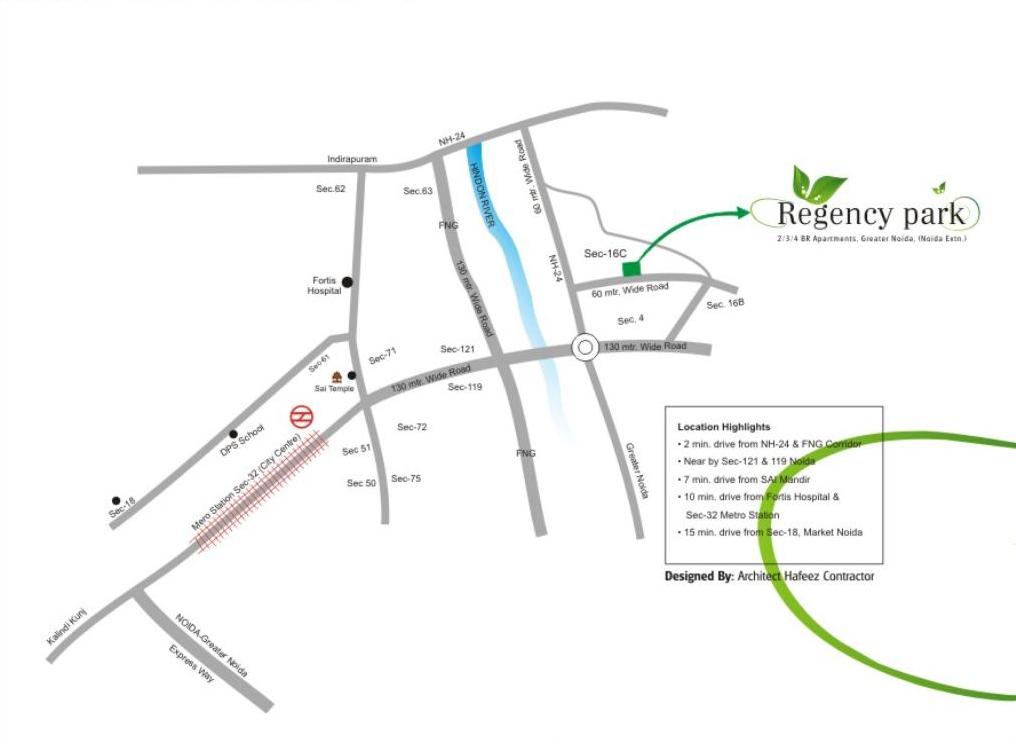 REGENCY PARK LOCATION MAP