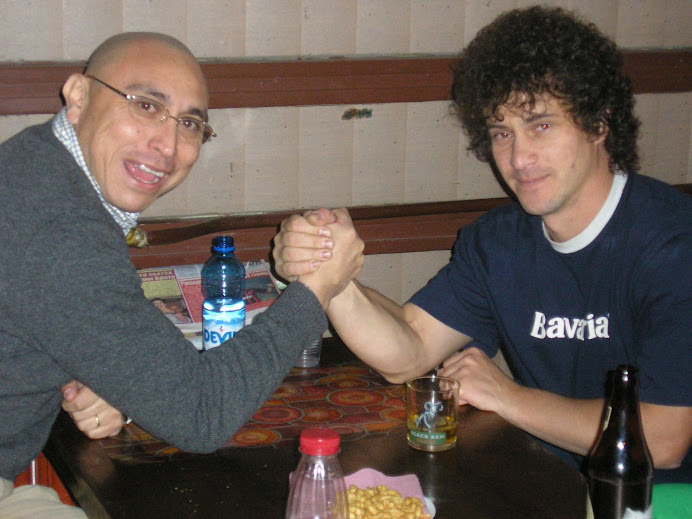 Ivan arm wrestling Peschalov