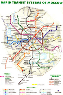 mapa metrô moscou