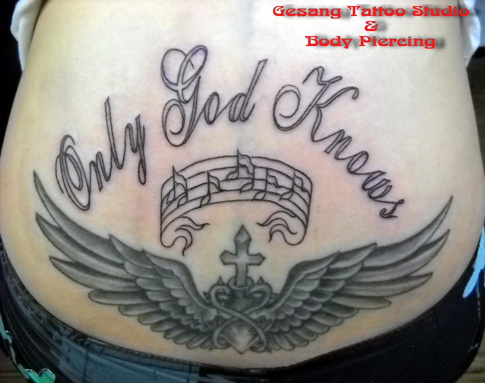 1. "Only God Knows Why" tattoo design - wide 10