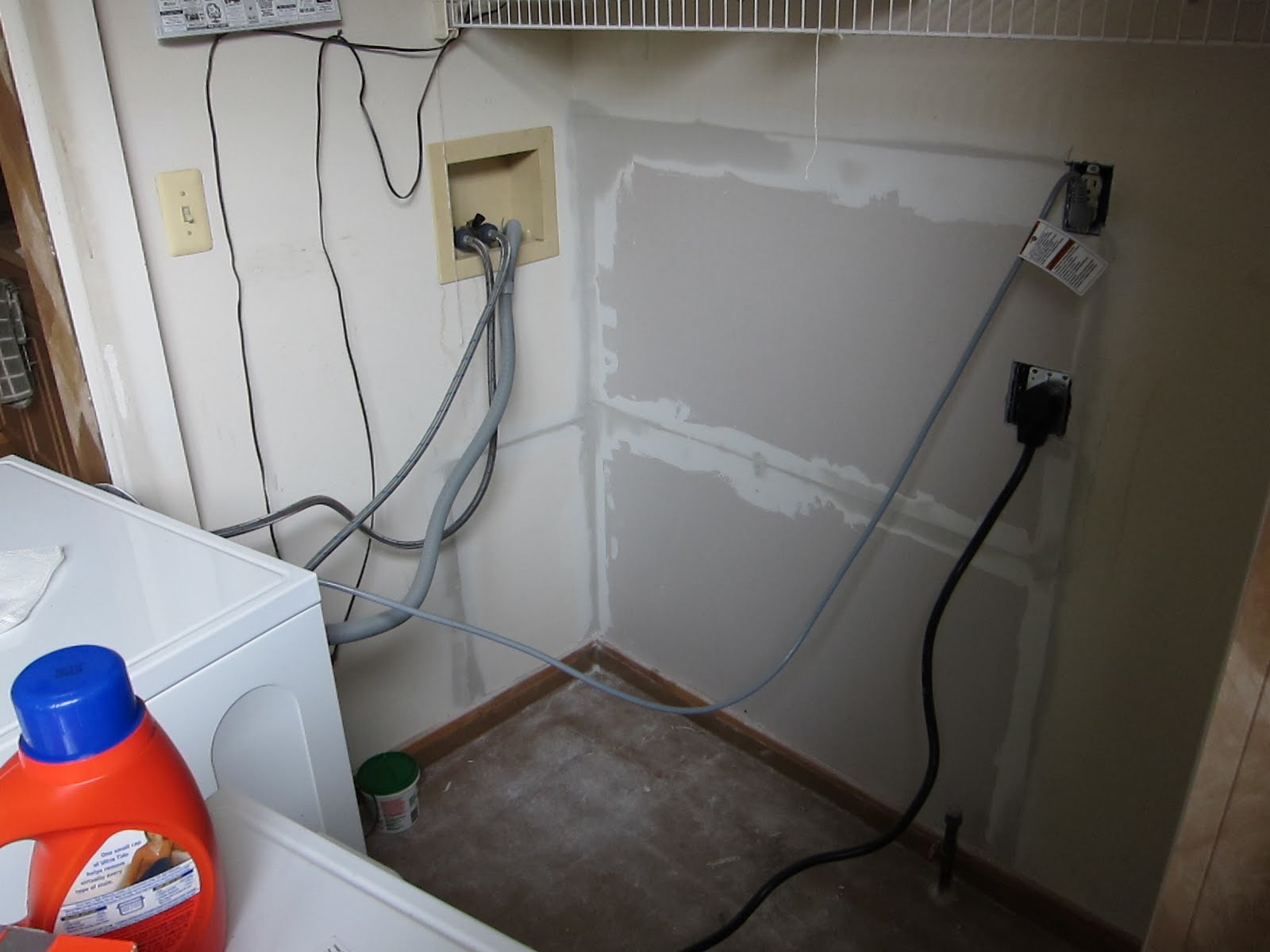 Ian's Blog: Dryer Outlet Installation