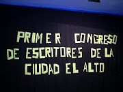 Primer Congreso de Escritores de la cuidad de El Alto