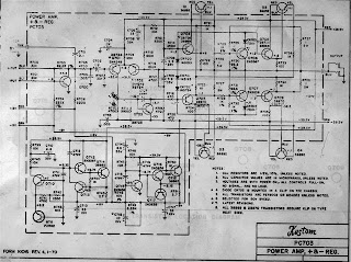 Skema audio power amplifier: Skema ampli Kustom 200