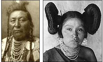 The Linkster Blog: Native Americans Hairstyles Of The Past