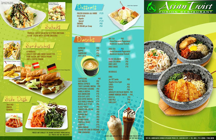 Set Menu A