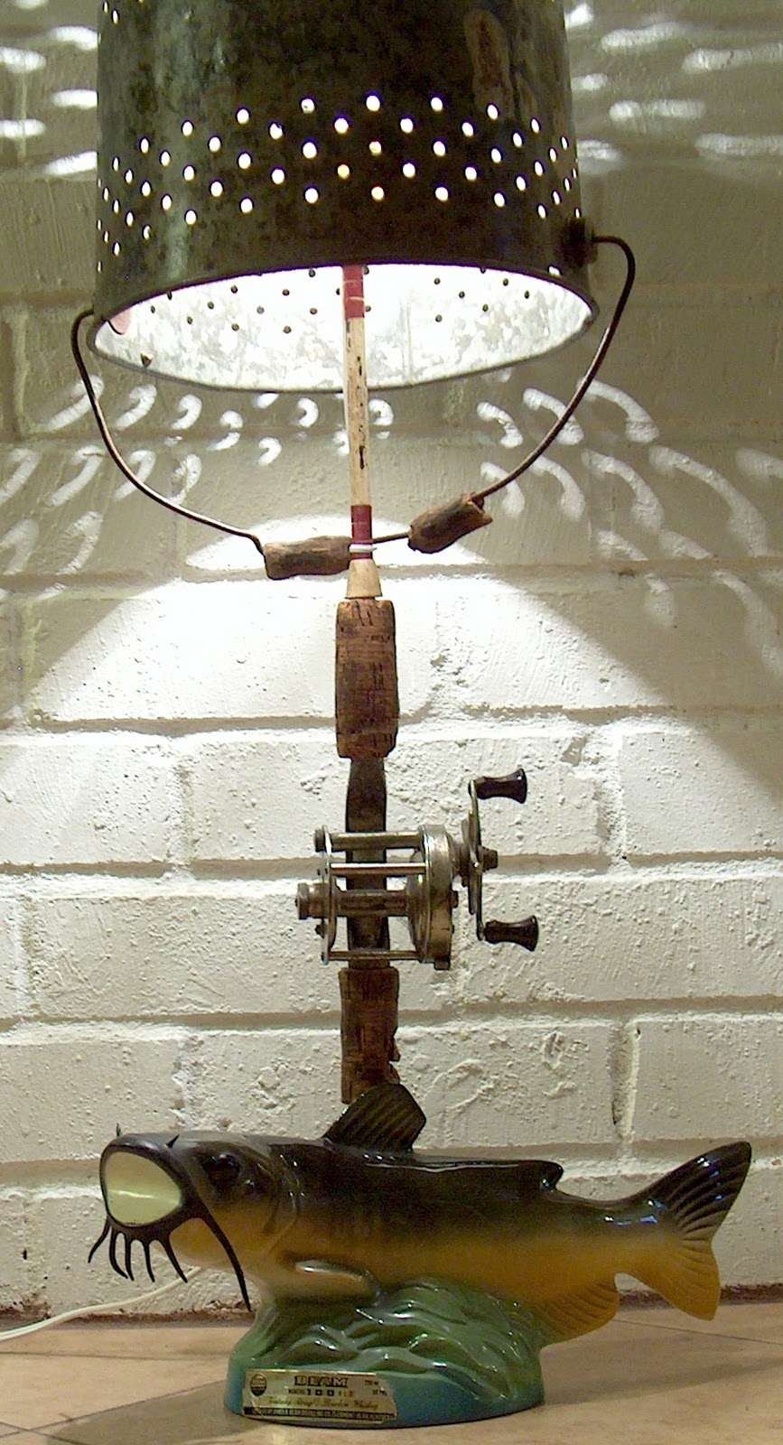 Alb's Lamps Working on a Fishing Pole Lamp