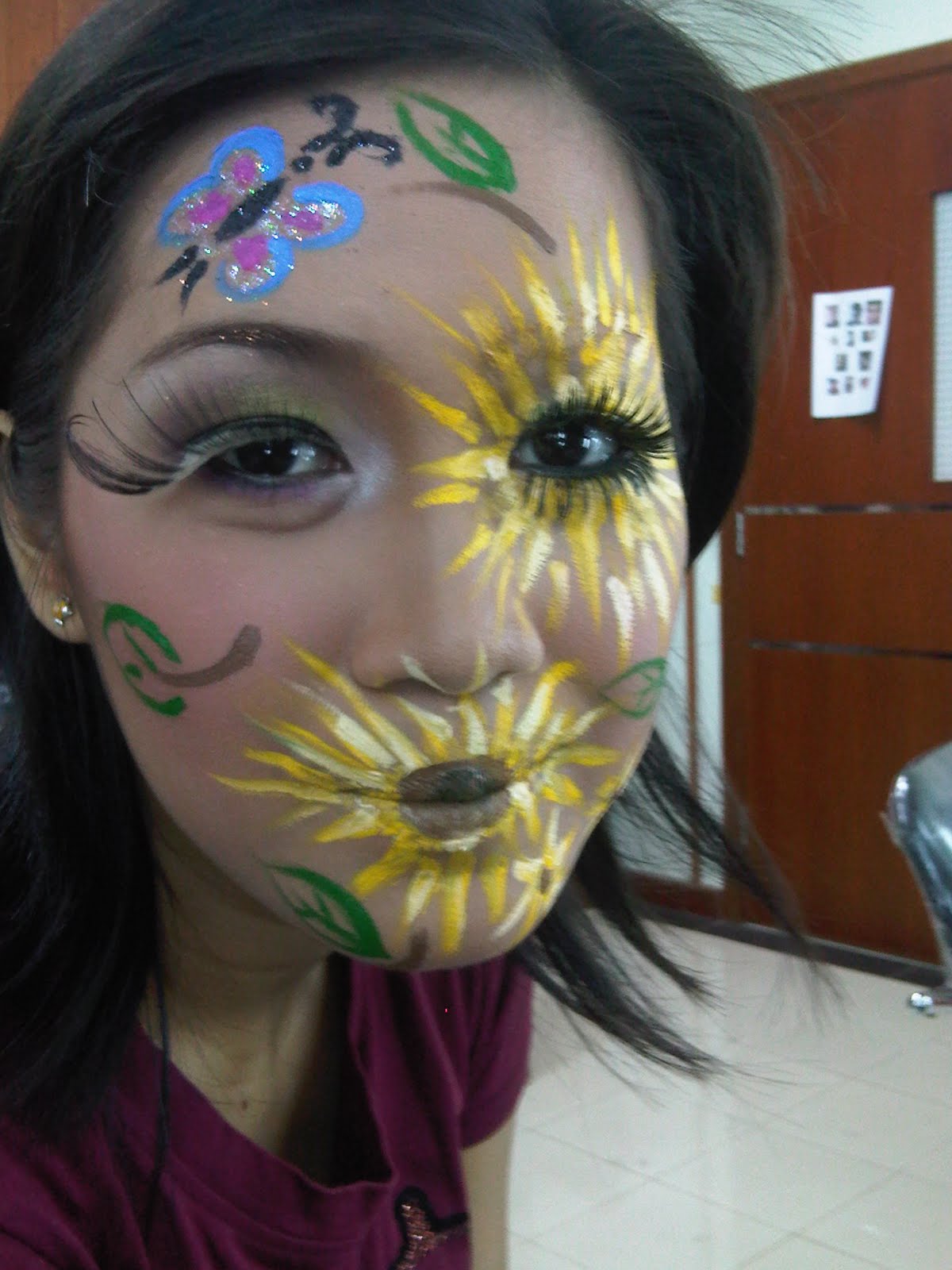 Makeup by Ditya My Face Painting Makeup using La Tulipe Body Painting Cosmetics