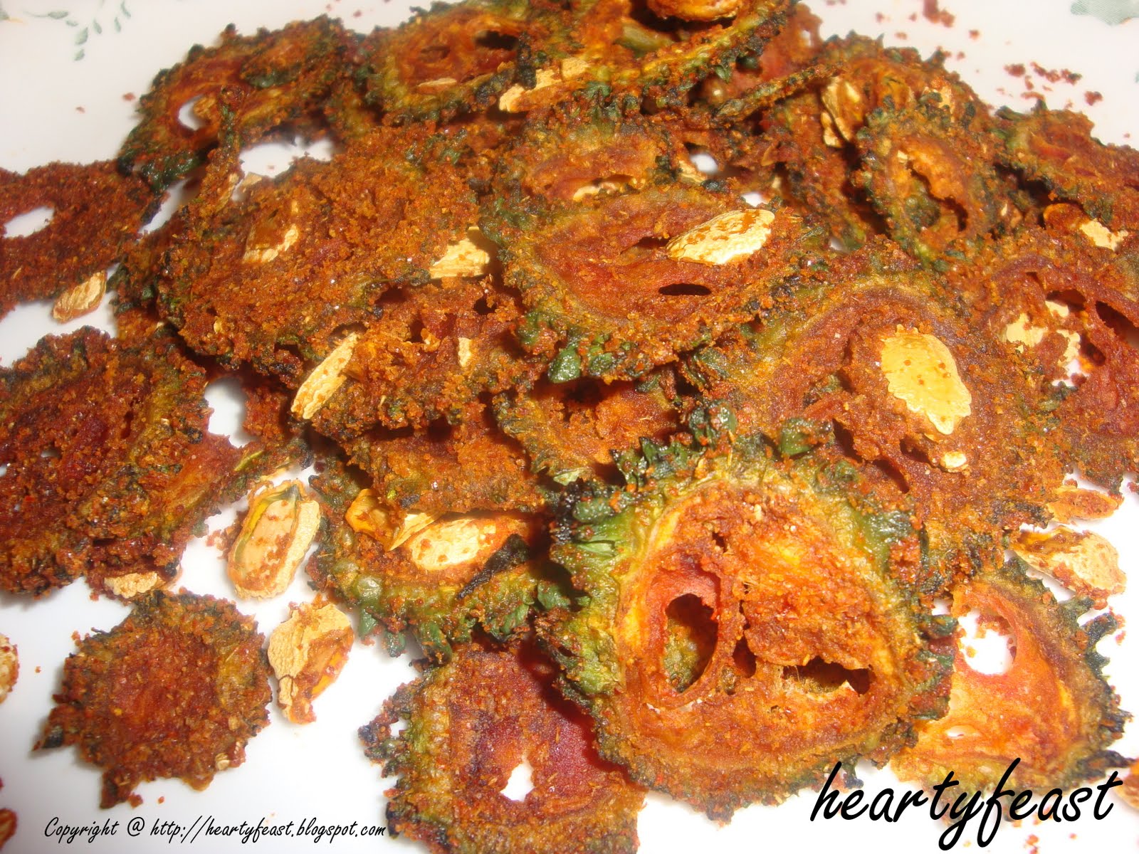 A Feast for the Mind.....Manasinu Oru Sadya Bitter Gourd Crisps