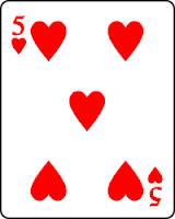Five of Hearts by Jennifer DeCuir Five of Hearts by Jennifer DeCuir