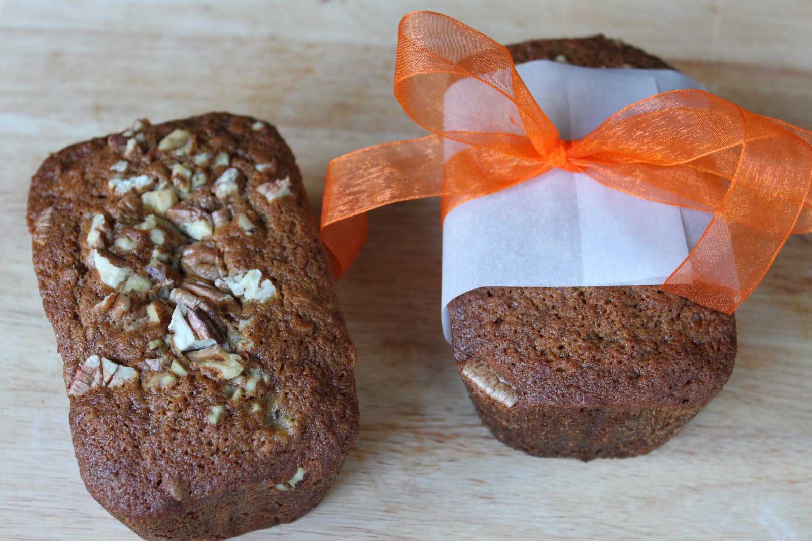 Crave. Indulge. Satisfy. Pecan Walnut Banana Bread