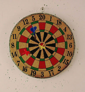 Dartboard by flickr user hpk