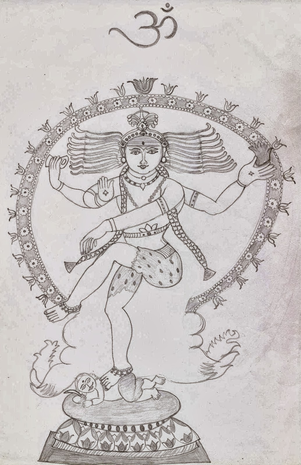 Nataraja Pencil Sketch