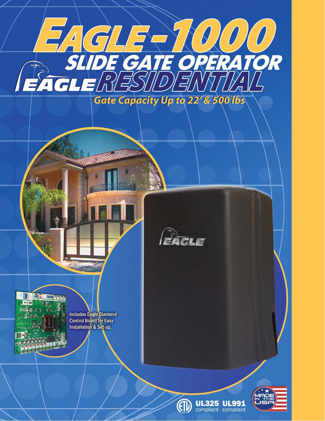 John's Gate Operators Installation & Repair EAGLE1000 SLIDING GATES