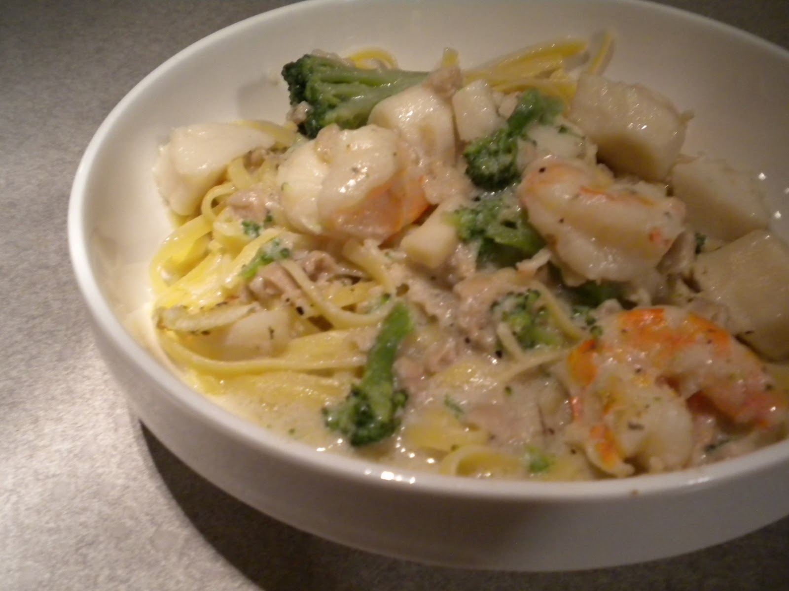 In My Kitchen: Seafood pasta