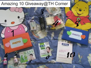 Amazing 10 Giveaway @ TH Corner