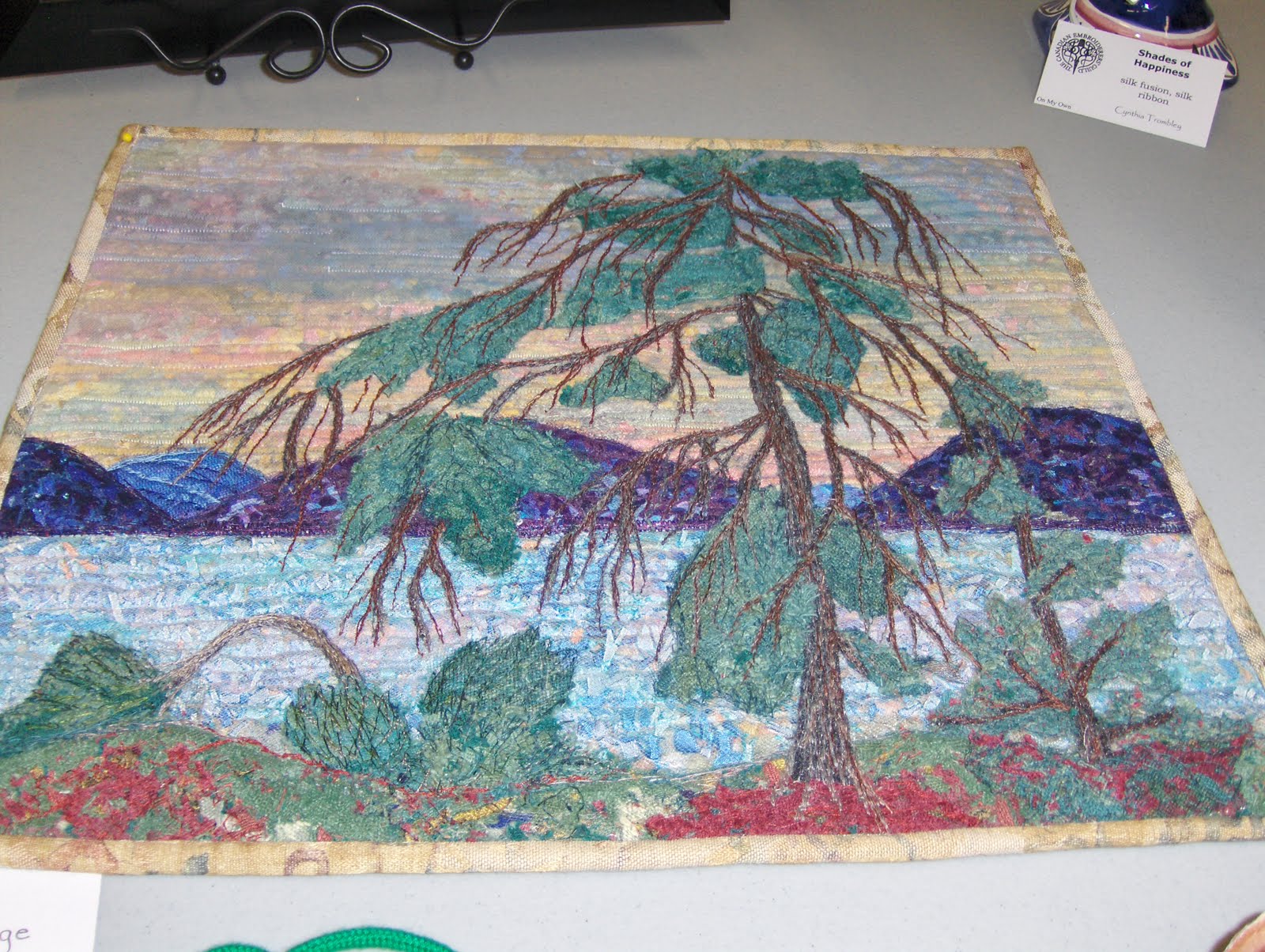 fibrejournal Canadian Embroiderers' Guild, Guelph Open House