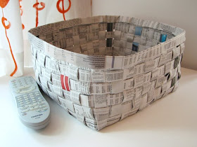 How to Weave a Unique DIY Storage Basket from Old Newspaper  Recycled  paper crafts, Storage baskets diy, Newspaper crafts