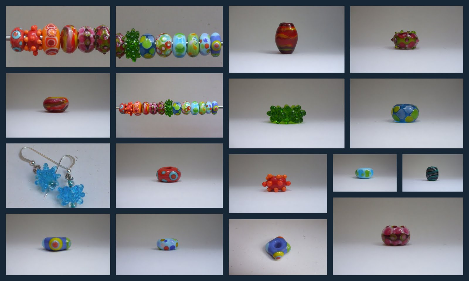 Bead Unique by Kari Bright, Funky Glass Beads