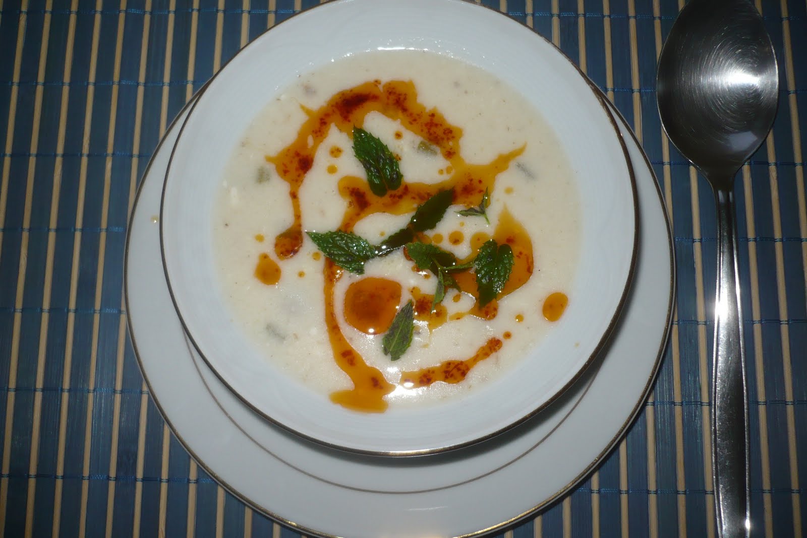 BİR TUTAM TUZ BİR TUTAM SEVGİ ETLİ VE YEŞİL SOĞANLI YOĞURTLU ÇORBA