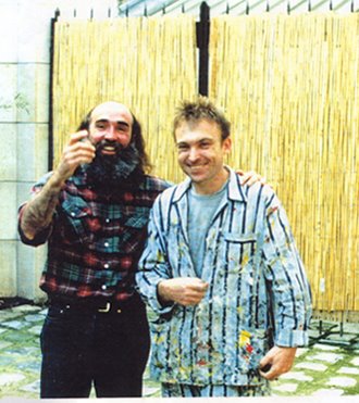En el estudio de Barcelo  en Paris. 1994