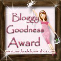 Bloggy Goodness Award