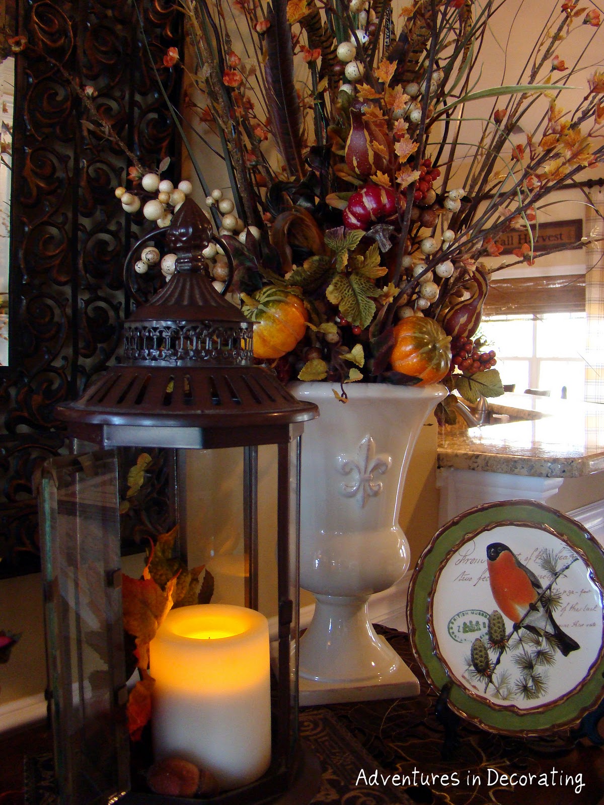 Adventures in Decorating Fall Buffet