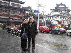 Michael and Kay in Shanghai at YuYuan Gardens and Market