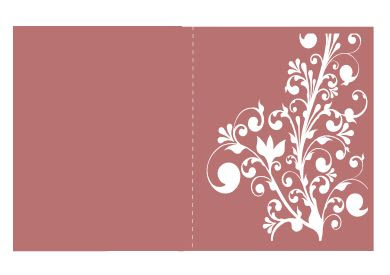 Wanda's Crafts.com: Floral Card and SVG File