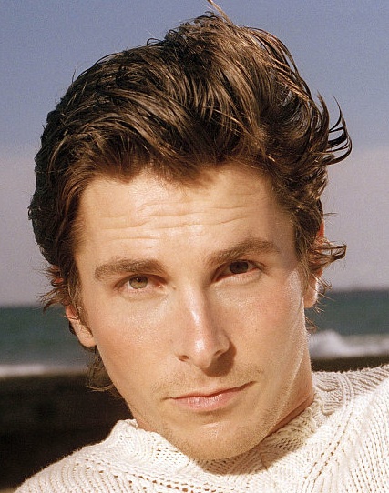 Christian Bale with Medium Hairstyles