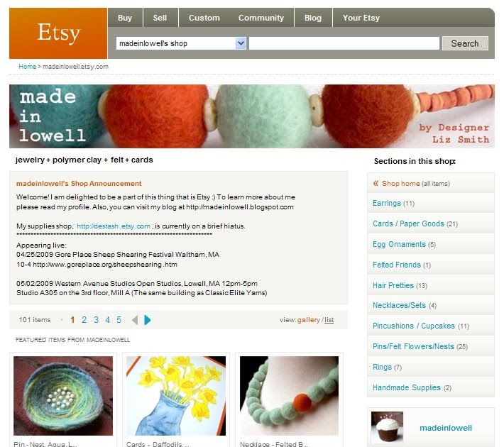 Mill Girl: Why have an Etsy shop?