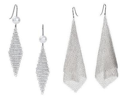 elsa peretti mesh fringe earrings