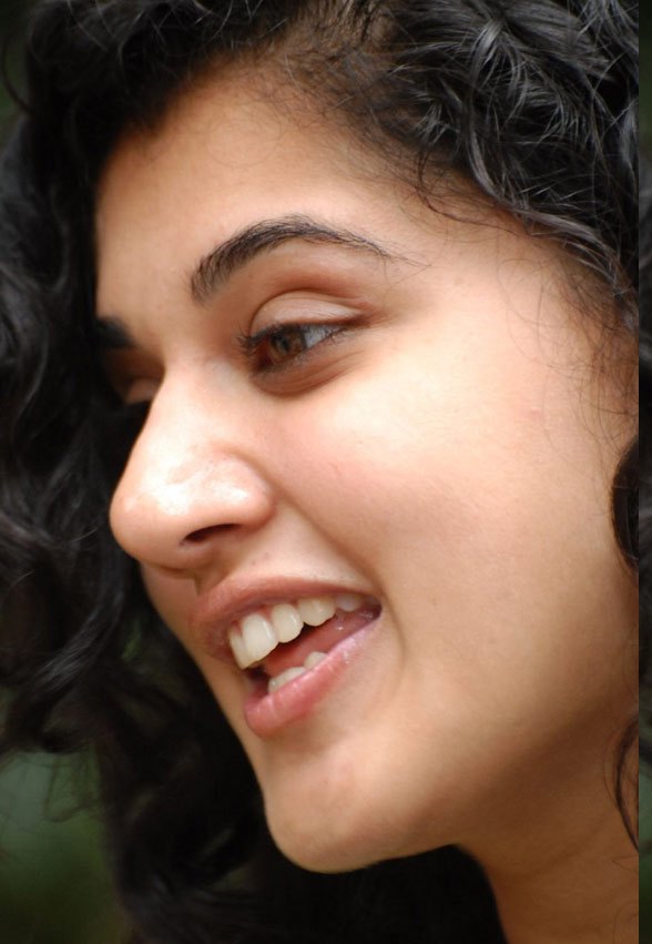 Desi Hot Photos South Indian Celebrities Taapsee Cute Face Close Up Stills Gallery