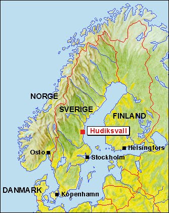 Harsányiék Svédországban: Hudiksvall, ahol élünk